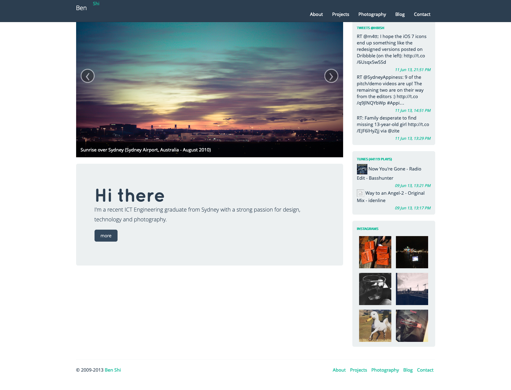 Ben Shi's Website v2